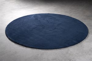 Sensation tæppe - Dark Blue Ø 160 cm. ( rundt tæppe )